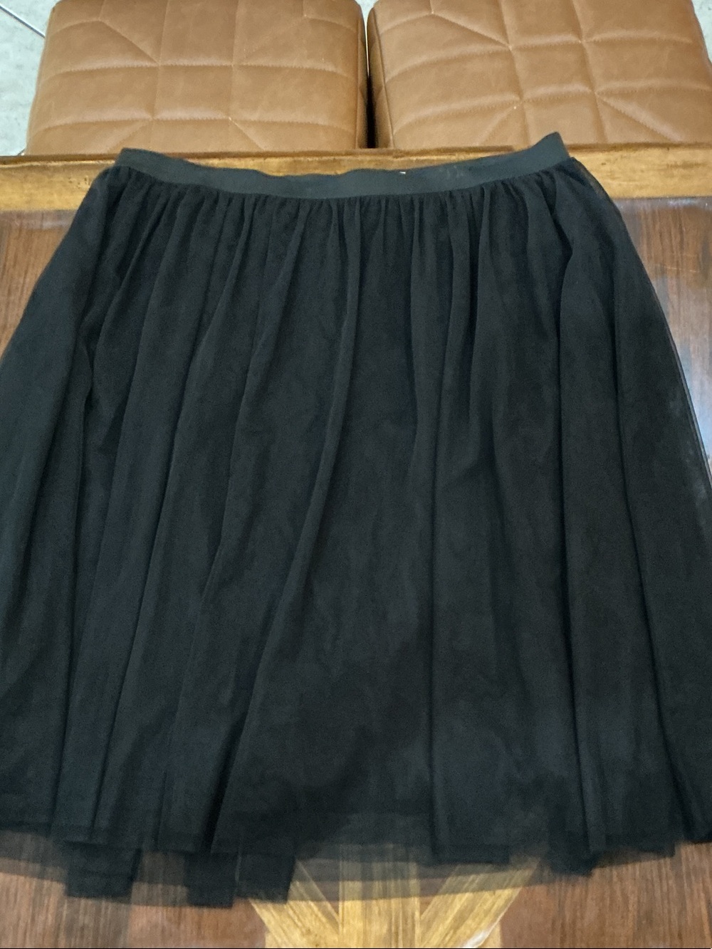 Plus Size Harper Black Layered Tulle Skater Skirt